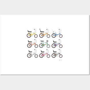 Raleigh Chopper Range x 12 Posters and Art